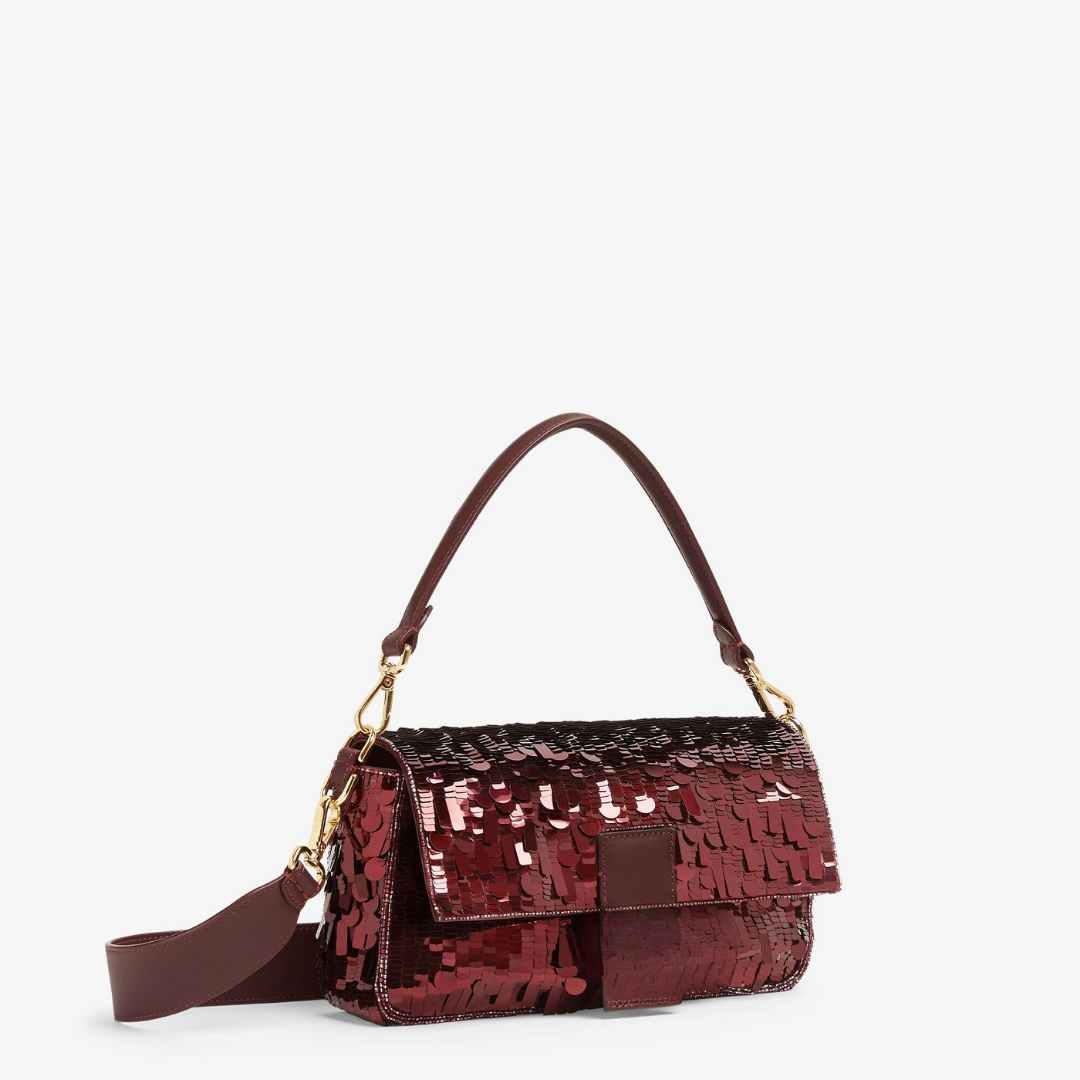 Bag Red Sequin & Leather – Fnd Bgtt