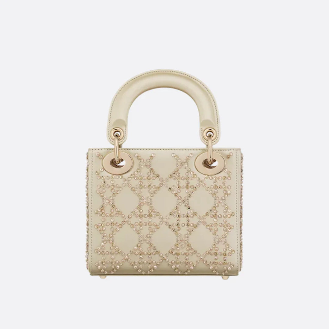 Mini Lady Bag with Pearl Embroidery