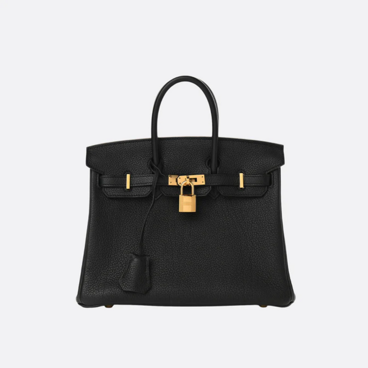 Bag 25 Brk with Gold Hardware in Black